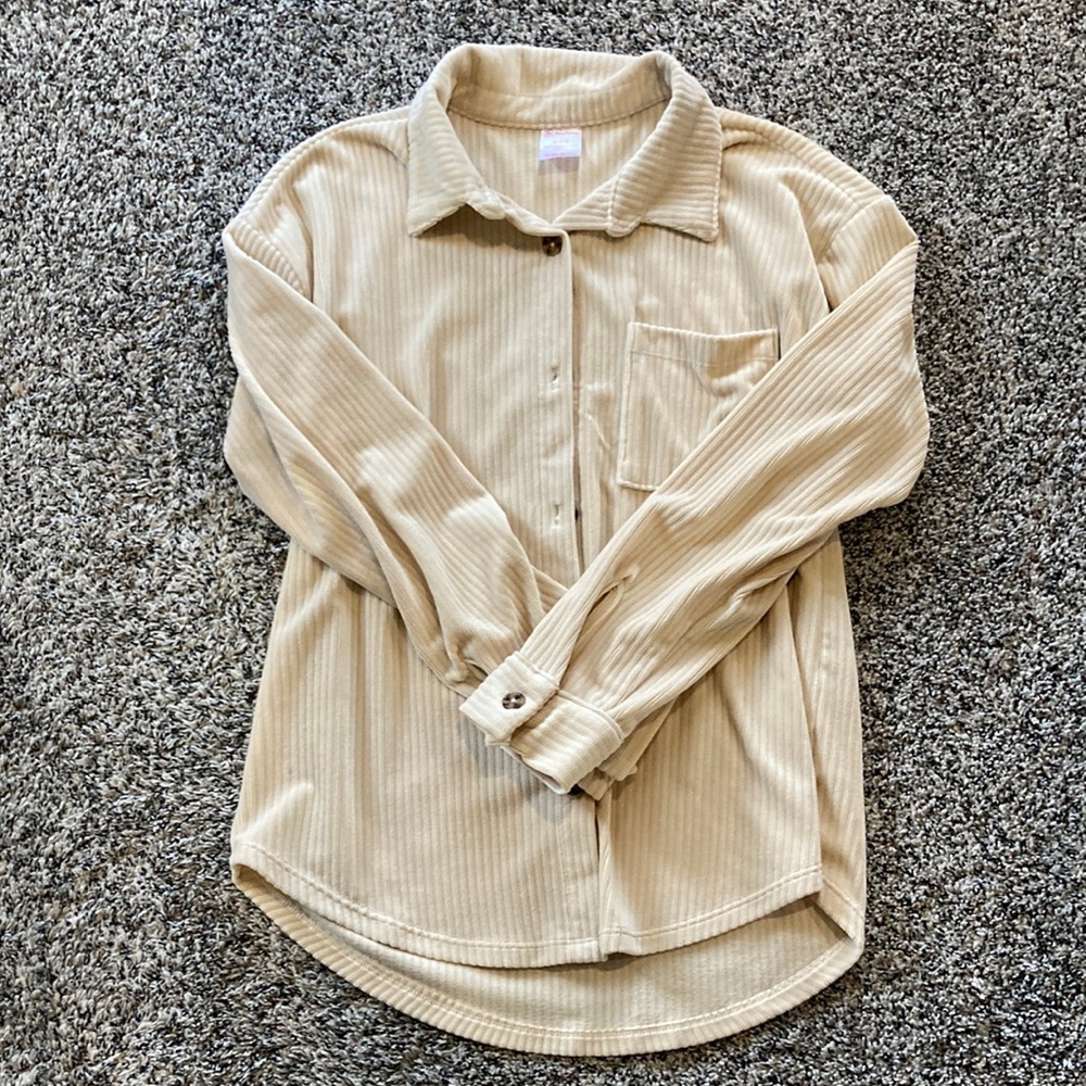 Womens corduroy button down